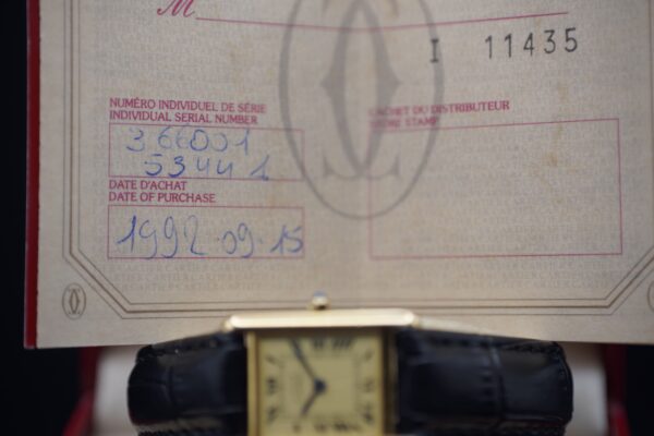 Cartier Tank Vermeil – Image 7