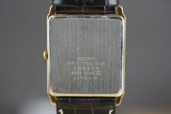 Seiko Quartz "Tank" 5930-5640 R – Image 13